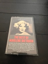 Marlene Dietrich The Best Of Marlene Dietrich Cassette Tape Columbia PCT 32245 picture