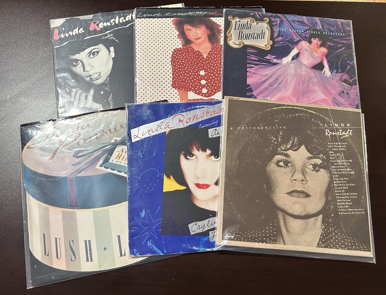 Linda Ronstadt LP Album Bundle - Best of the 80s