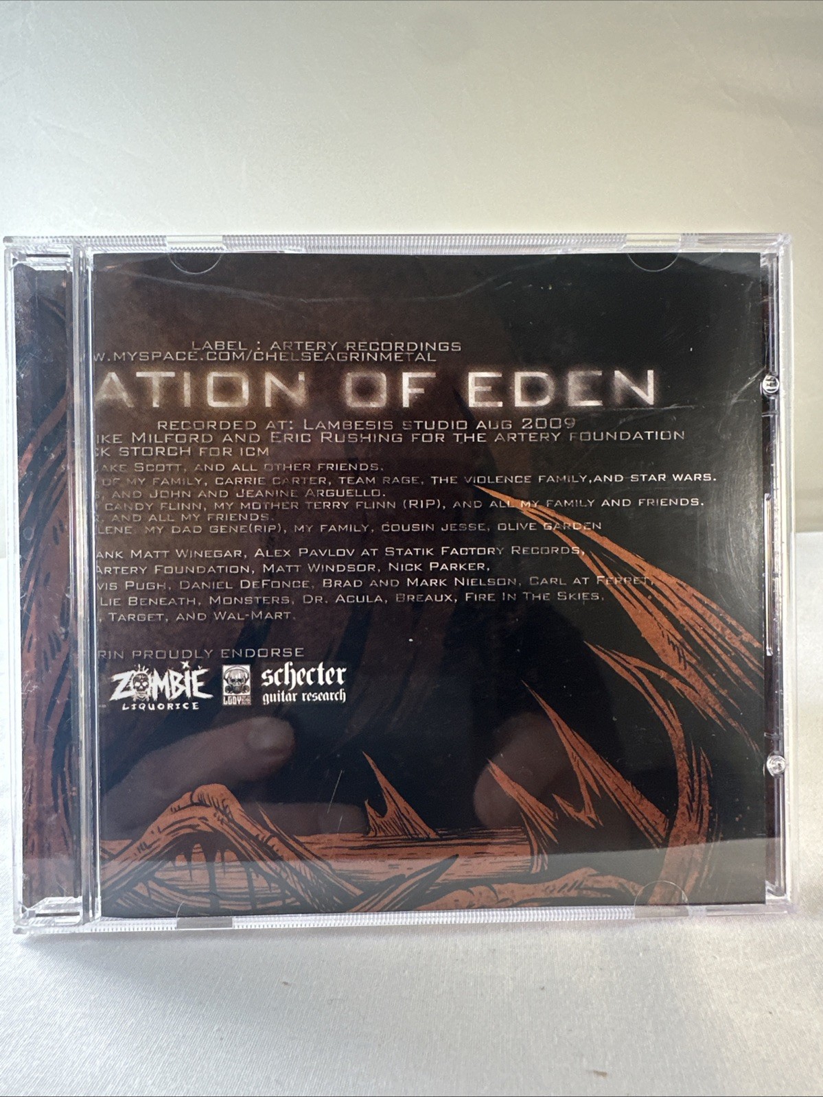 CHELSEA GRIN DESOLATION OF EDEN CD Album RARE NO Slip Cover Deathcore Band