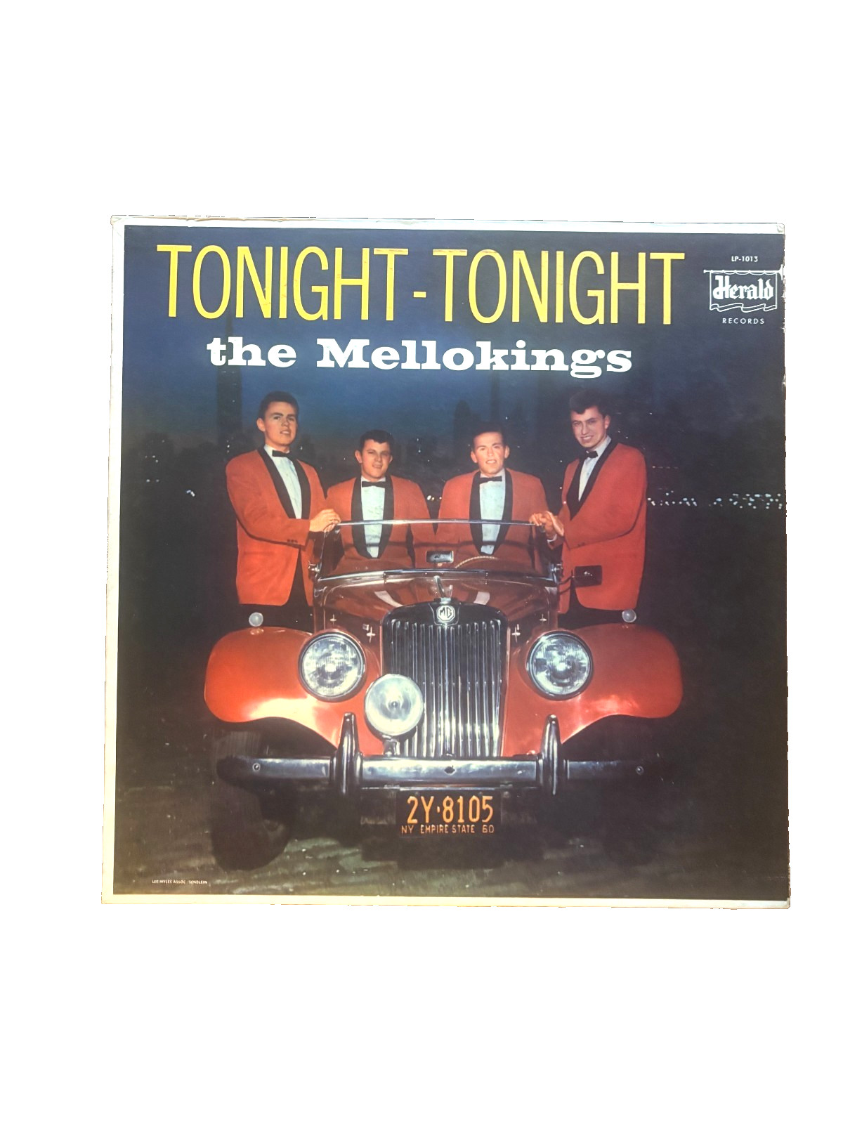 The Mello-Kings TONITE, TONITE Album Herald 1013 VG+