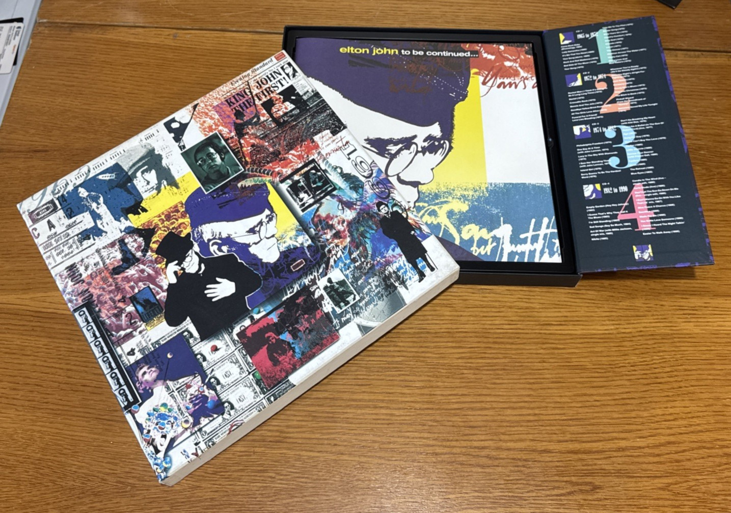 VTG Elton John To Be Continued...4 CDs  1990 Limited Edition MCA Exec Condition