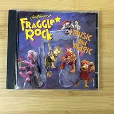 RARE Vintage ‘93 FRAGGLE ROCK Music & Magic CD Jim Henson Children's Soundtrack picture