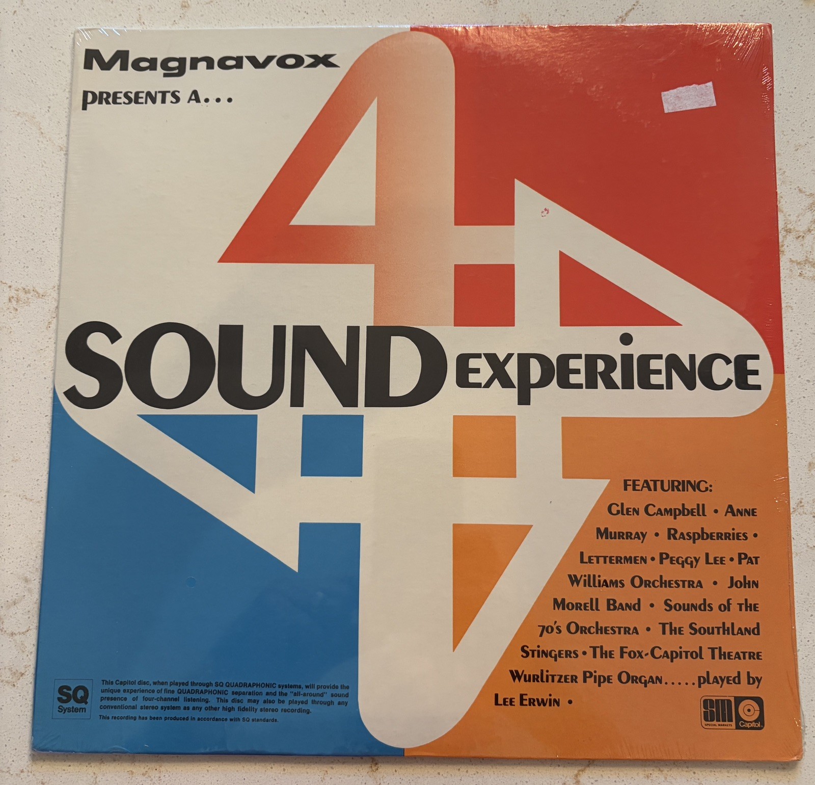 Magnavox Presents A Sound Experience Quadraphonic LP 1974 SEALED The Raspberries