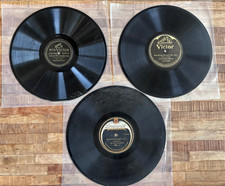 3 Vintage Dance Orchestra 78 RPM Records Victor Brunswick Wayne King 1920s 1940 picture