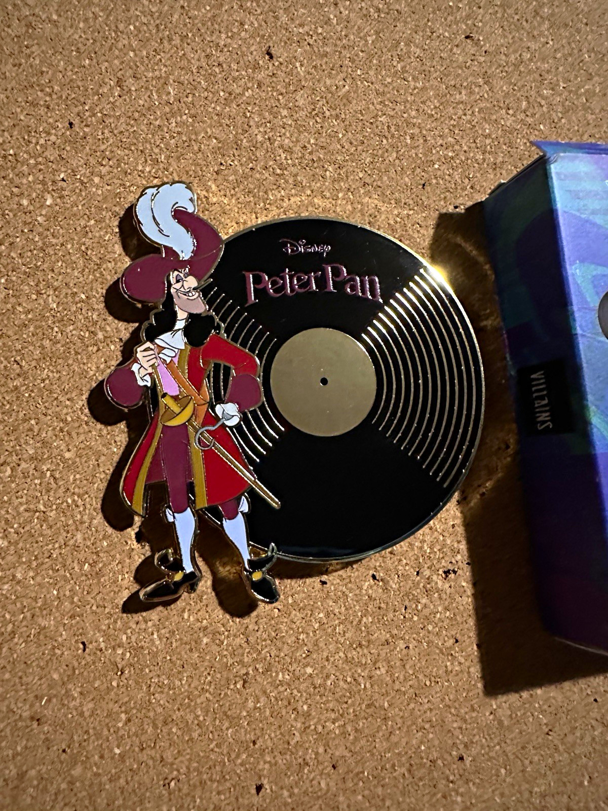 Disney Villains Vinyl Records Jumbo Captain Hook