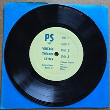 UNKNOWN ARTIST Vintage Theatre Styles PS 302 Vinyl 7