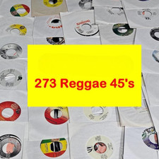 Reggae Vinyl Lot - 273 7” 45s Fred Locks, Garnett Silk, Lutan Fyah, Ras Shiloh picture
