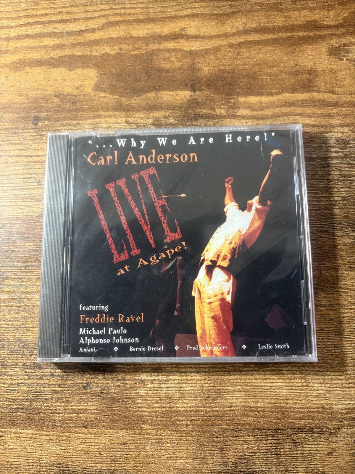 Why We Are Here - Carl Anderson Live at Agape CD (1997) Brand NEW Sealed Audio
