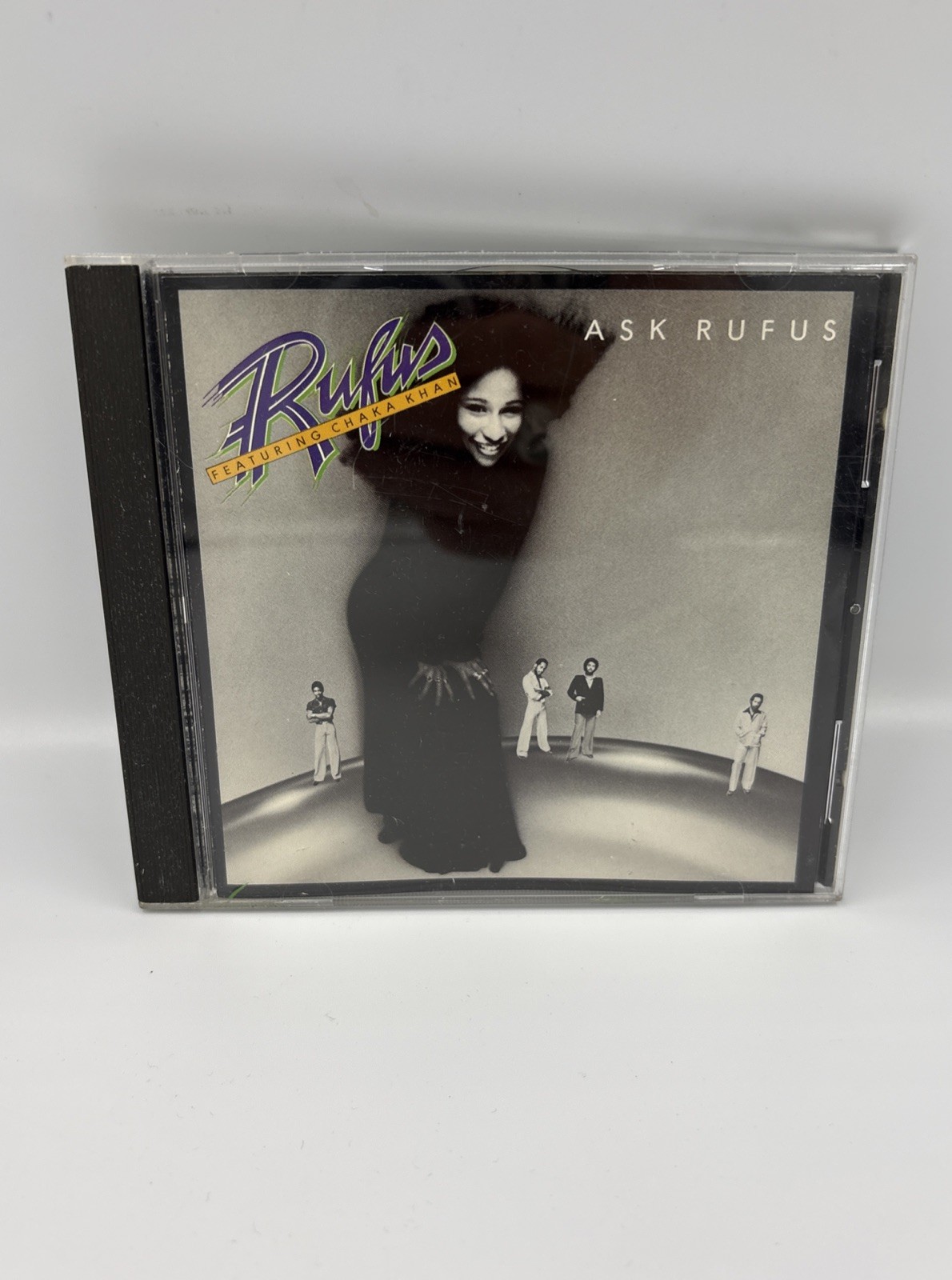 RUFUS : ASK RUFUS (CD) DISC + CVR ART - Very Good Tested