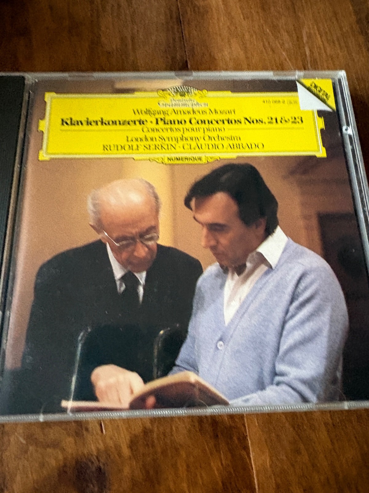 Serkin; Abbado. Mozart (Piano concertos 21 & 23). Deutsche  Grammophon