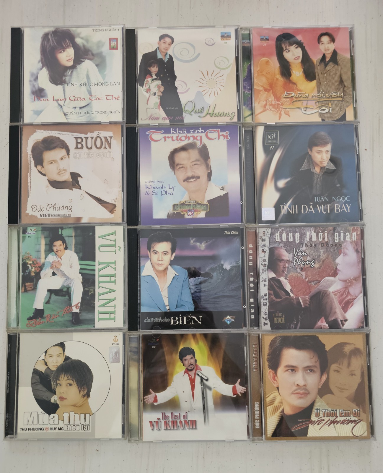 Vietnamese Music CD - Lot of 12 CDs