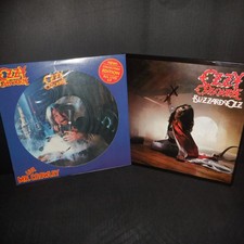 Ozzy Osbourne vinyl LOT x2 LIVE MR CROWLEY 1982 CBS + BLIZZARD OF OZZ 2011 EX picture