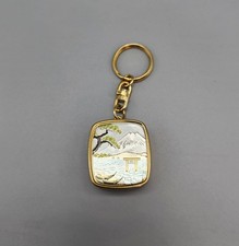 Vintage Sankyo Japan Mount Fuji Music Box Keychain Works *Video   picture