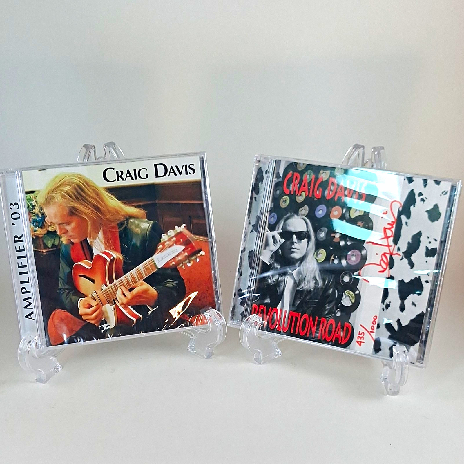 Craig Davis ☆Lot Of 2 Sealed CDs Amplifier \'03/Revolution Road Invasion Records