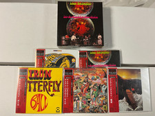 Iron Butterfly set of 5 Japanese mini-LP CD's (new/sealed) with promo box picture