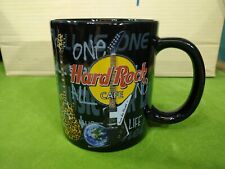 Hard Rock Cafe Austin Ceramic Coffee Mug Black One Life Love Guitar 20 oz NEW picture