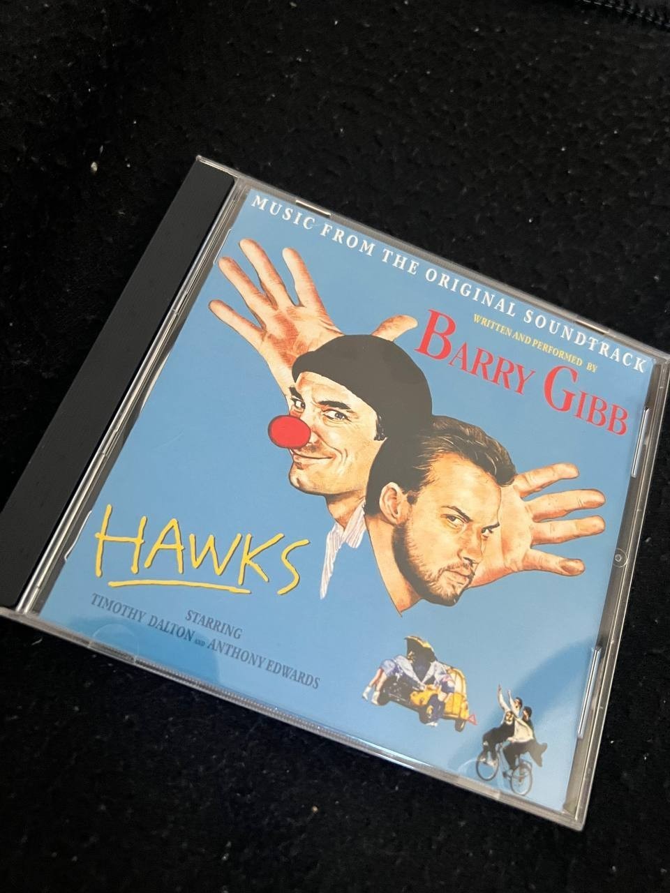[BEE GEES] BARRY GIBB ~ HAWKS (SOUNDTRACK) ~ 1988 GERMAN 10-TRACK CD [Ref. 2]