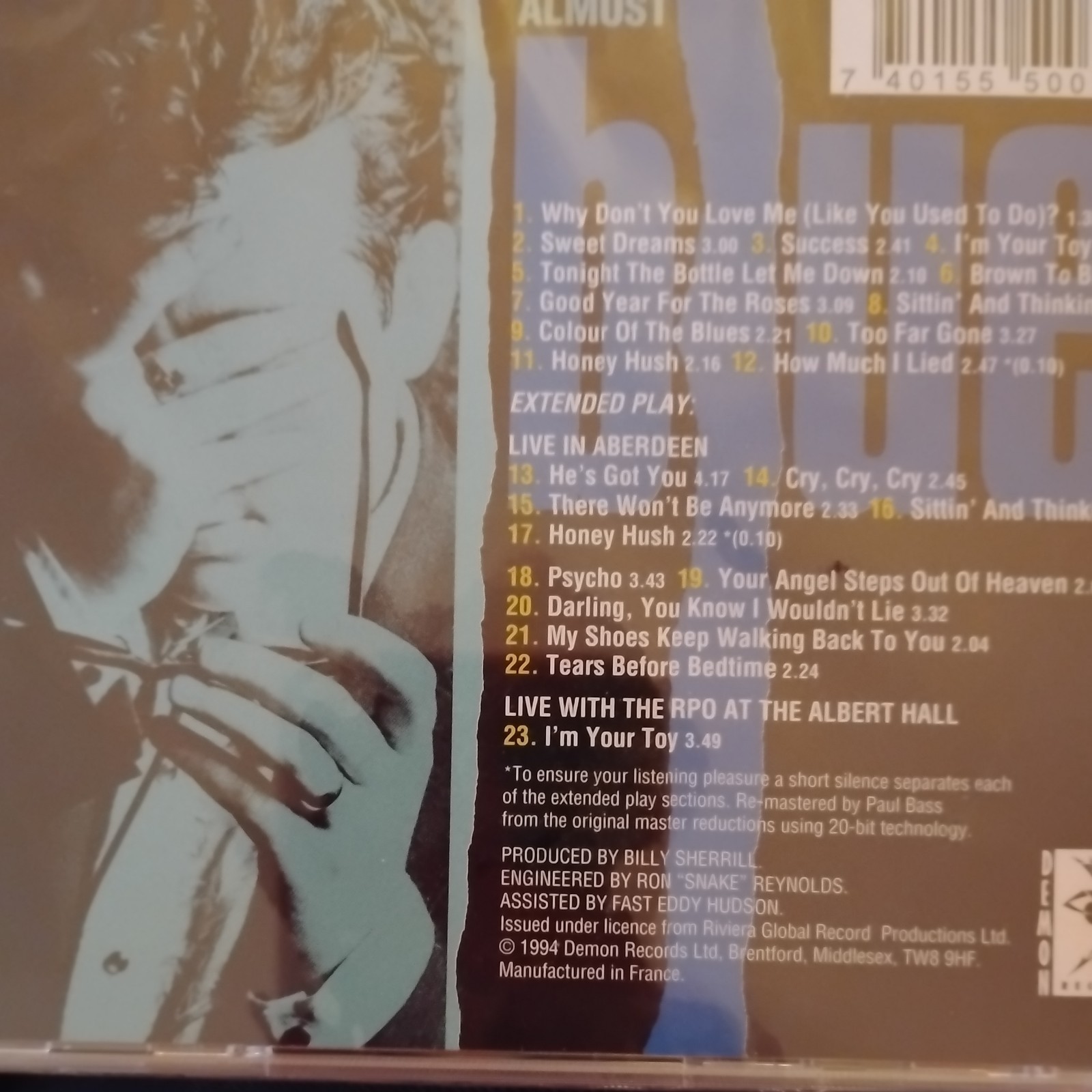 Elvis Costello Almost Blue Demon Import NEW CD Extended Play BW FL