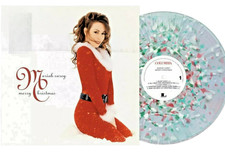 MARIAH CAREY MERRY CHRISTMAS EXCLUSIVE RED GREEN SPLATTER VINYL [NEW LP] Deluxe picture