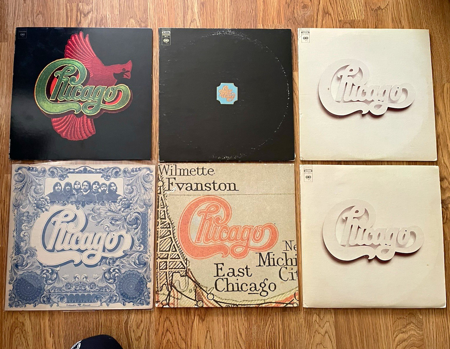 Chicago Vinyl 6 Album Lot 70s Carnegie Hall 4LP Posters CTA VI VIII XI Original