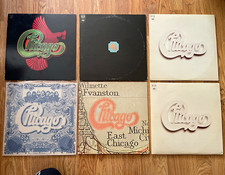 Chicago Vinyl 6 Album Lot 70s Carnegie Hall 4LP Posters CTA VI VIII XI Original picture