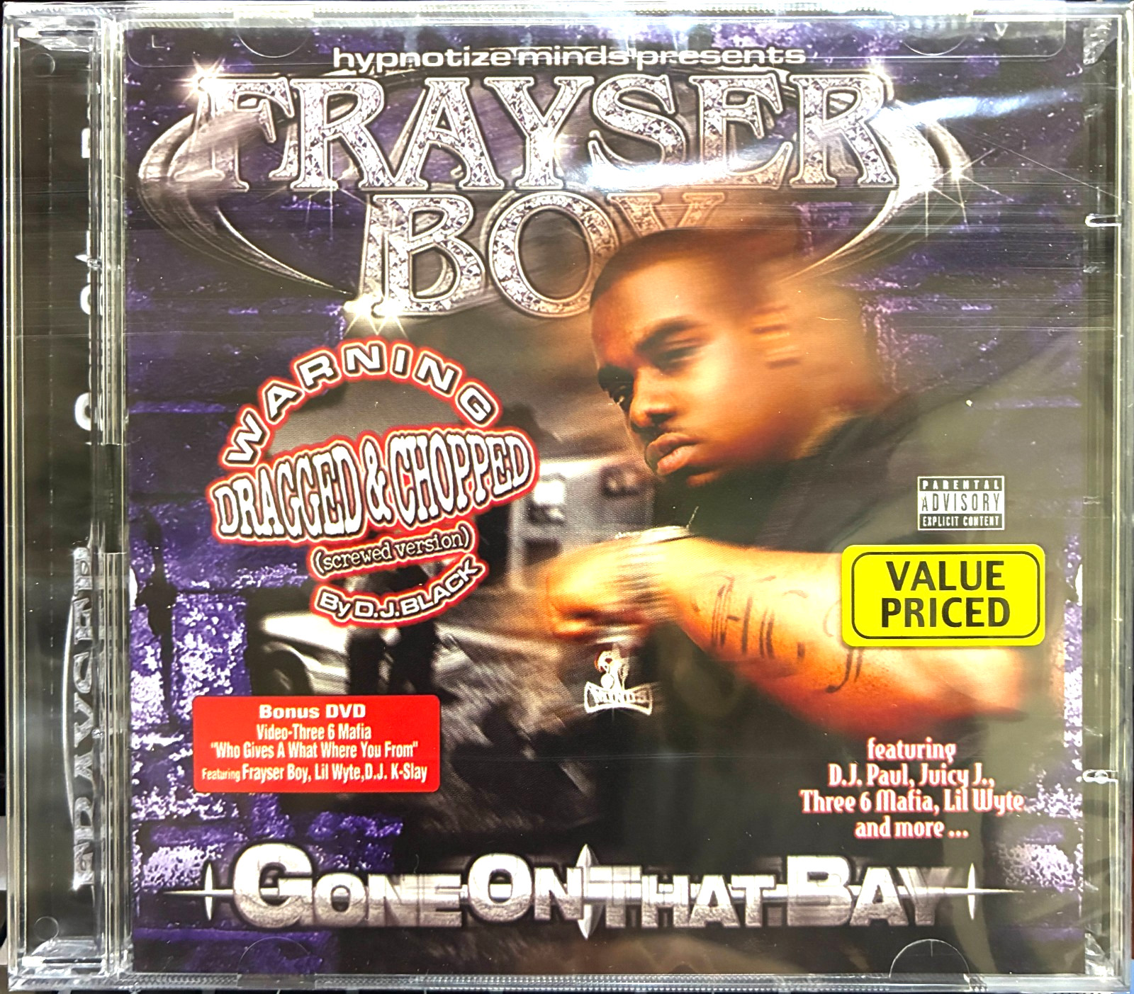 FRAYSER BOY - Gone on That Bay (Dragged & Chopped) SEALED CD 2004 Original Press