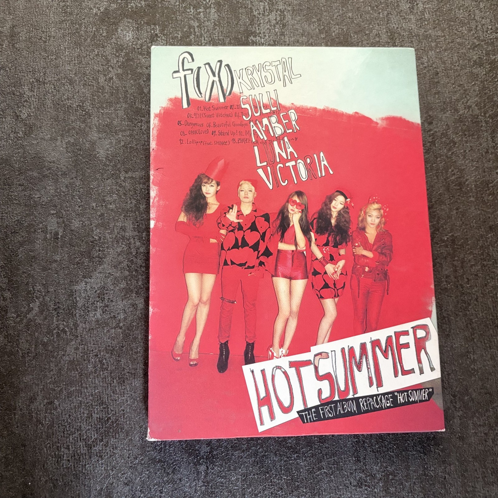 Cd F(X) The First Album Repackage Hot Summer No Photocard Korea Press USED
