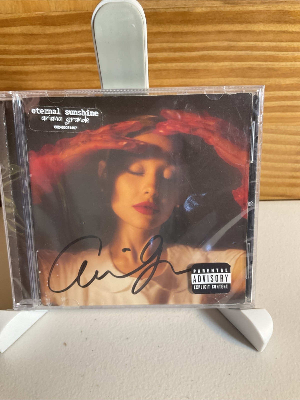 Ariana Grande Eternal Sunshine CD | SIGNED AUTOGRAPHED Full Signature