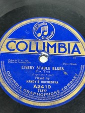 W.C. Handy Blues Orchestra Columbia 78 - Livery Stable Blues / Jazz Dance picture