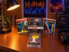 🍊Vintage Lot Of 8 Def Leppard Cassette Tapes Hysteria (NEW) Pyromania MORE picture