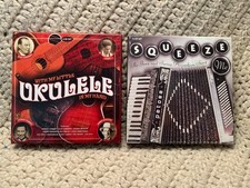 Lot Of 2 Rare Unique Proper Box CD Sets Ukulele & Squeze Box Accordion picture