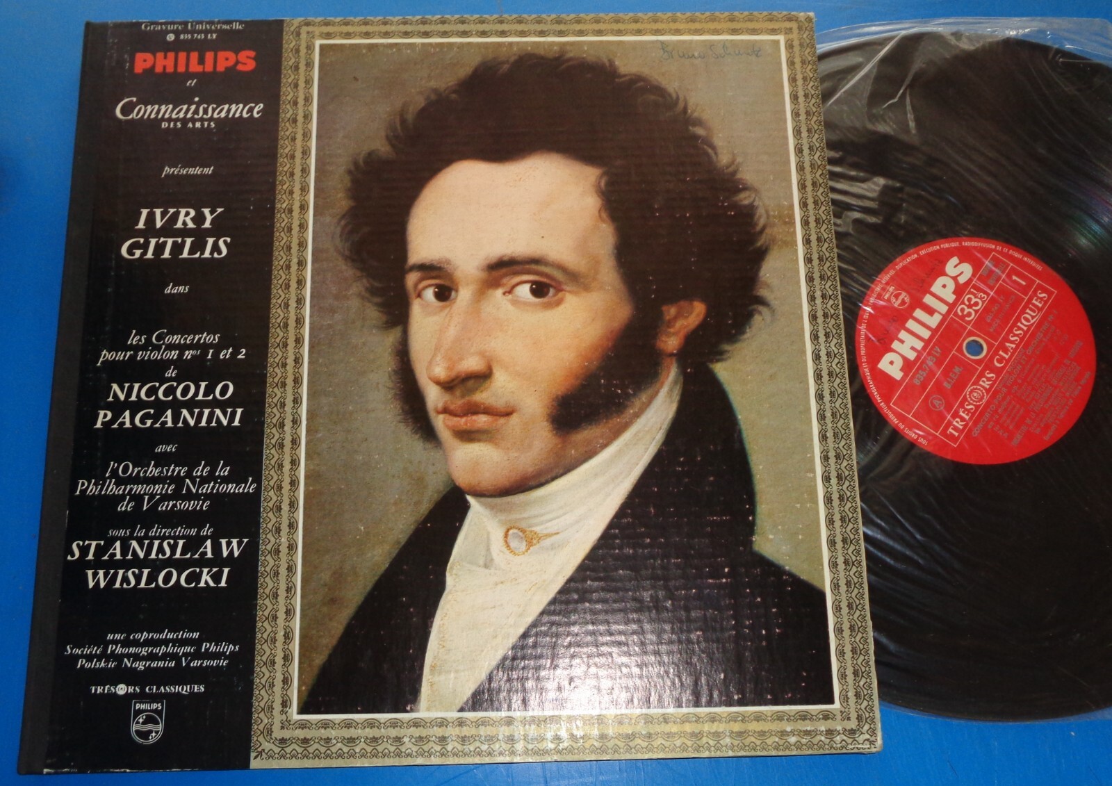 Ivry Gitlis/Wislocki PAGANINI Violin Concertos - Philips 835 743 LY