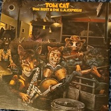 Tom Scott And The LA EXPRESS TOM CAT Vinyl LP SP-77029 1975 Ode Records Tested picture