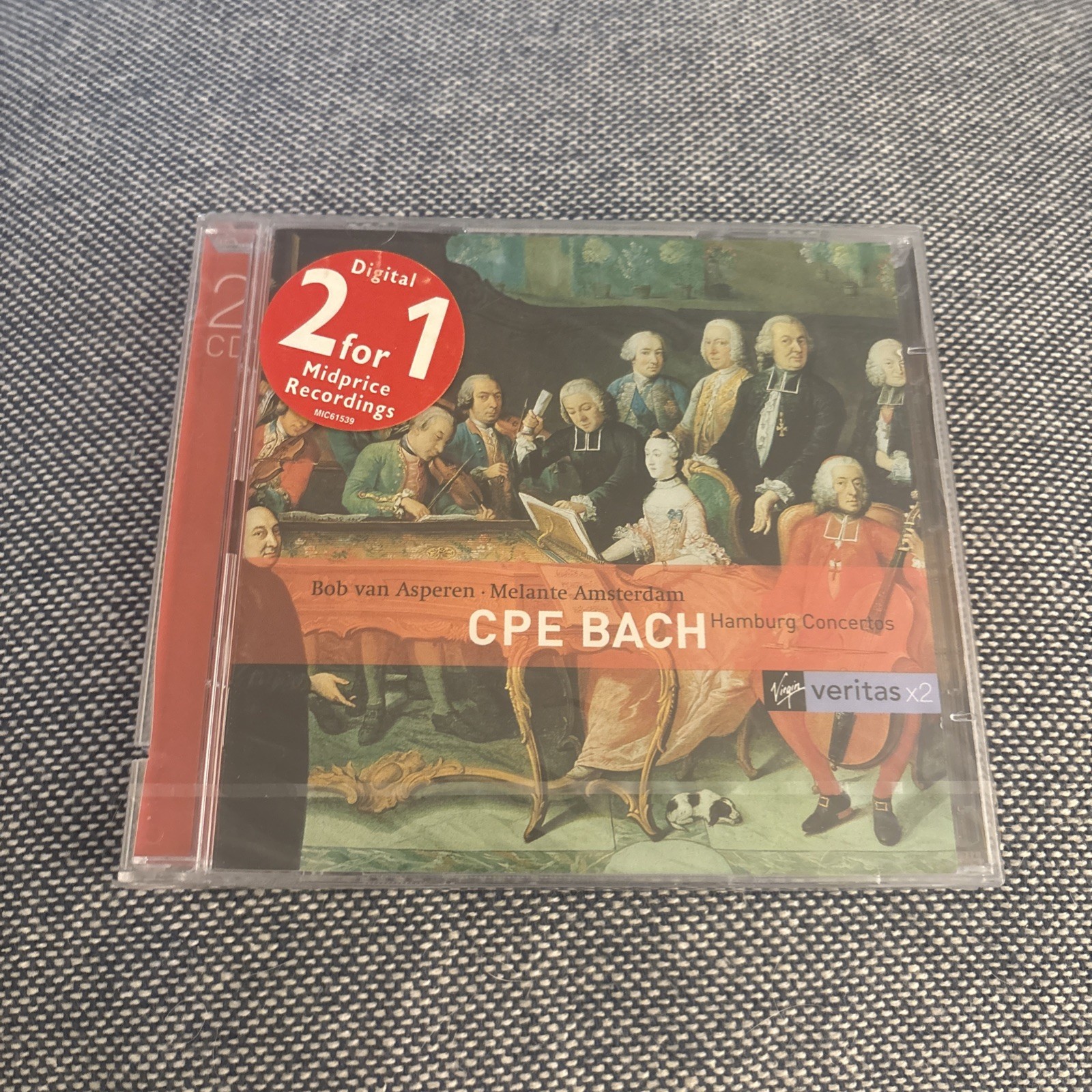 CPE Bach  Hamburg Concertos CD New Sealed Made In Holland
