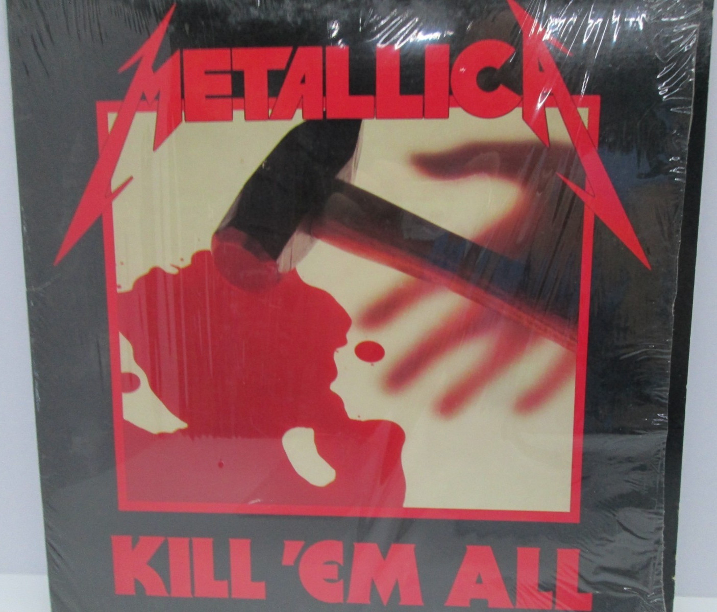 Metallica Kill Em All 1983 First Press Vinyl Megaforce MRI 069 Silver label