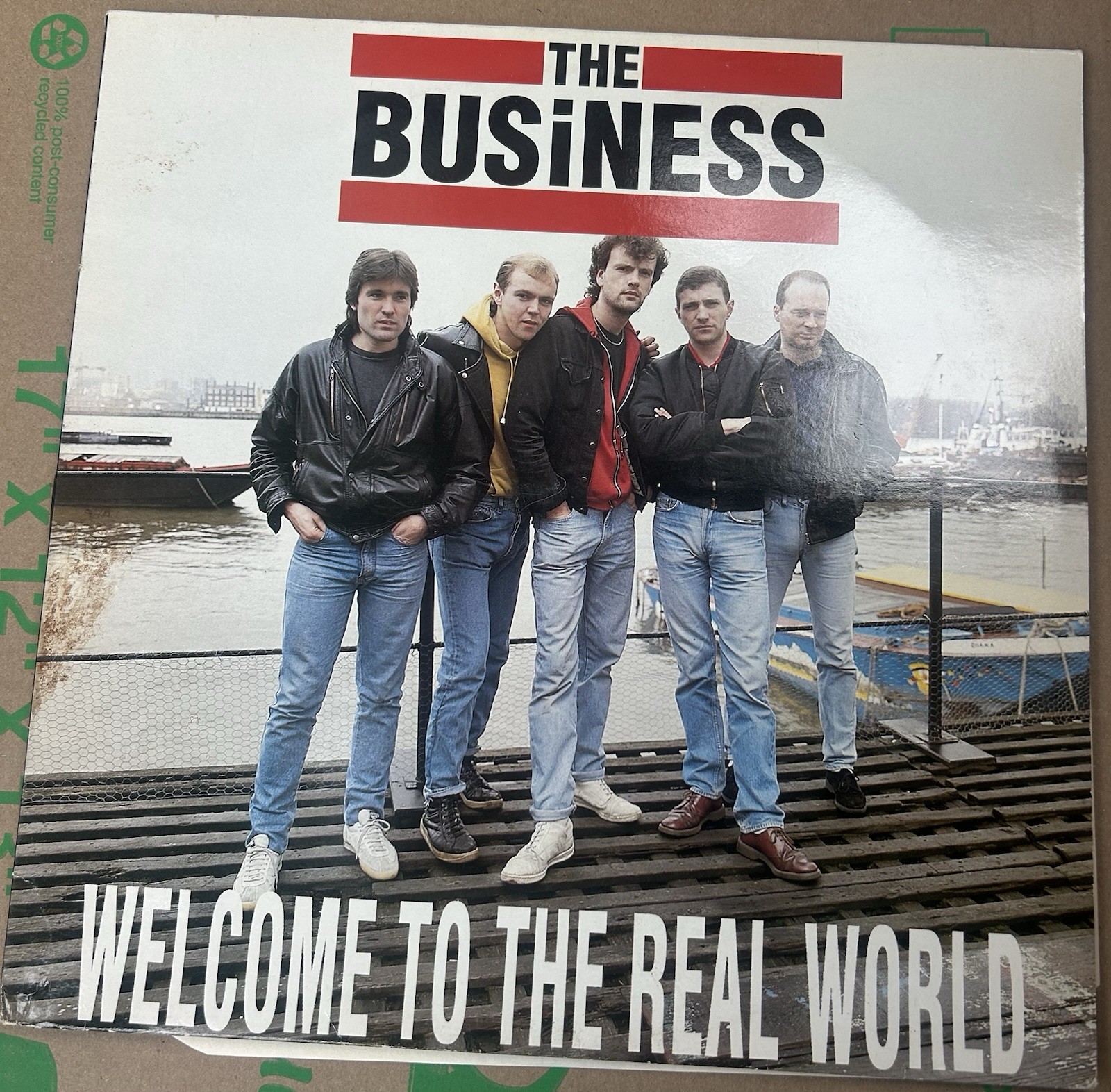 The Business Welcome to the Real World Punk Oi Vinyl Lp 1988