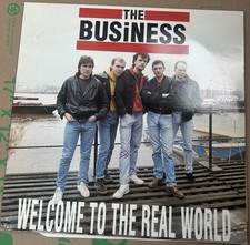The Business Welcome to the Real World Punk Oi Vinyl Lp 1988 picture