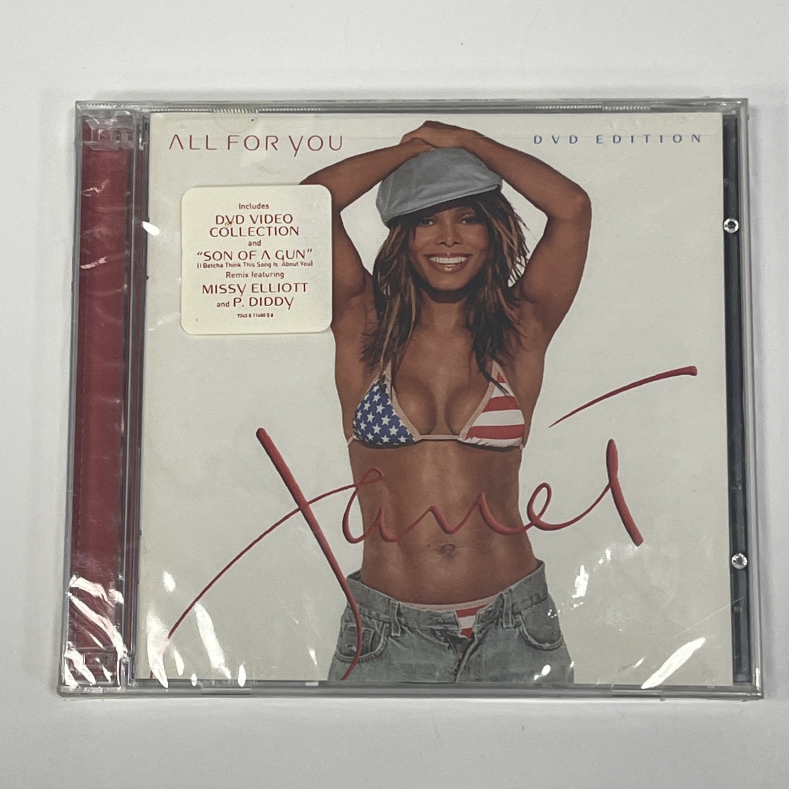 Janet Jackson All For You Special Limited Edition CD & DVD 2001 Sealed NEW