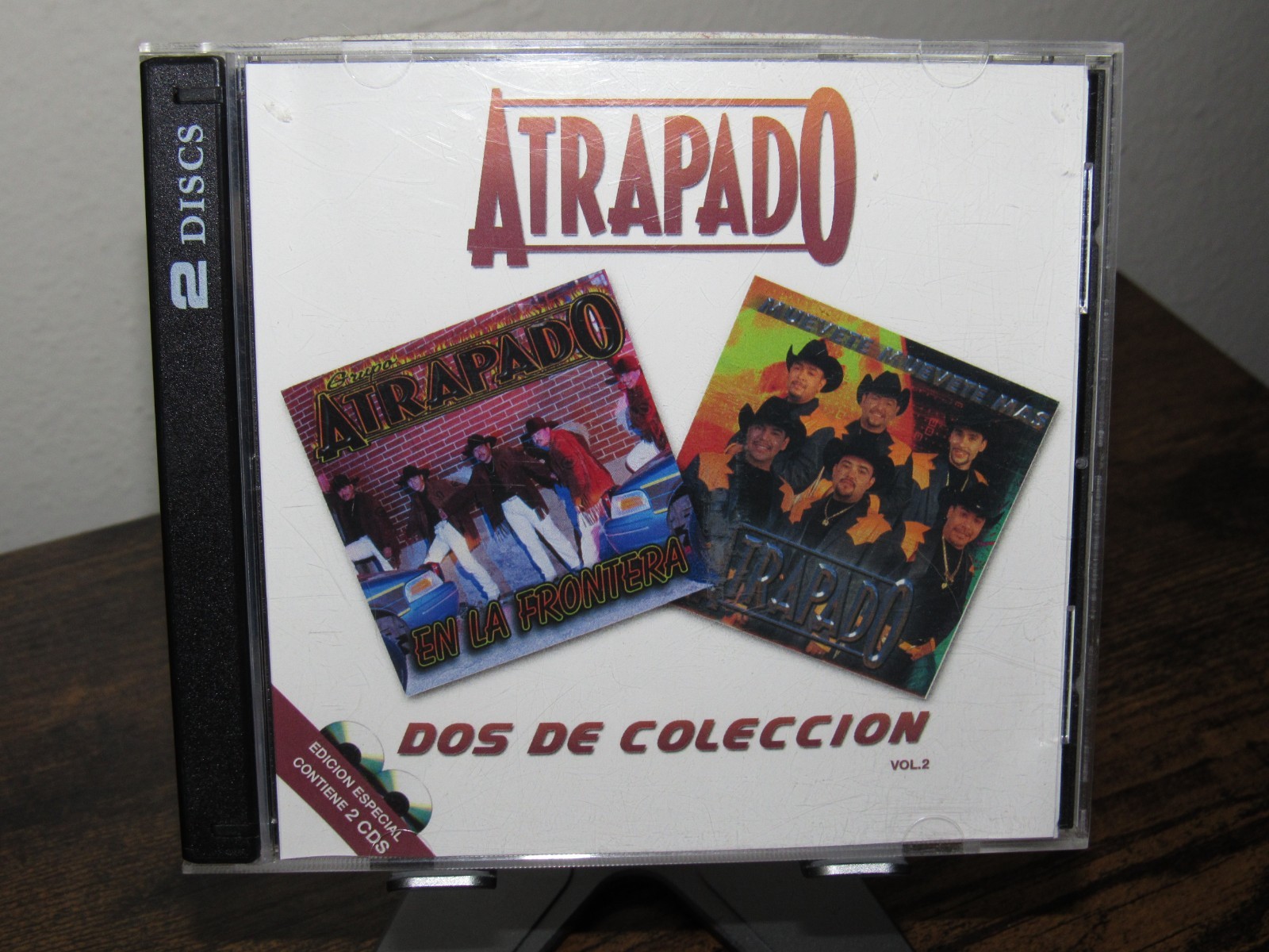Grupo Atrapado  Dos De Colección Tejano Tex Mex CD SET OF TWO DISC Used Clean