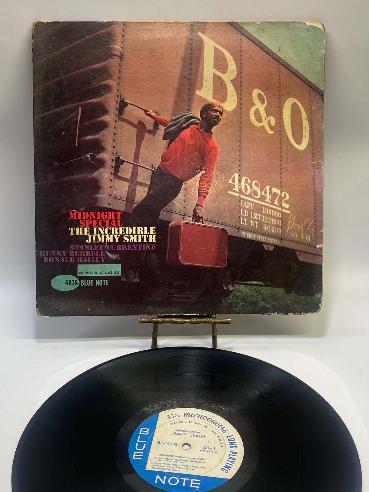 The Incredible Jimmy Smith Midnight Special Vinyl LP 1961 BN Record BLP 4078