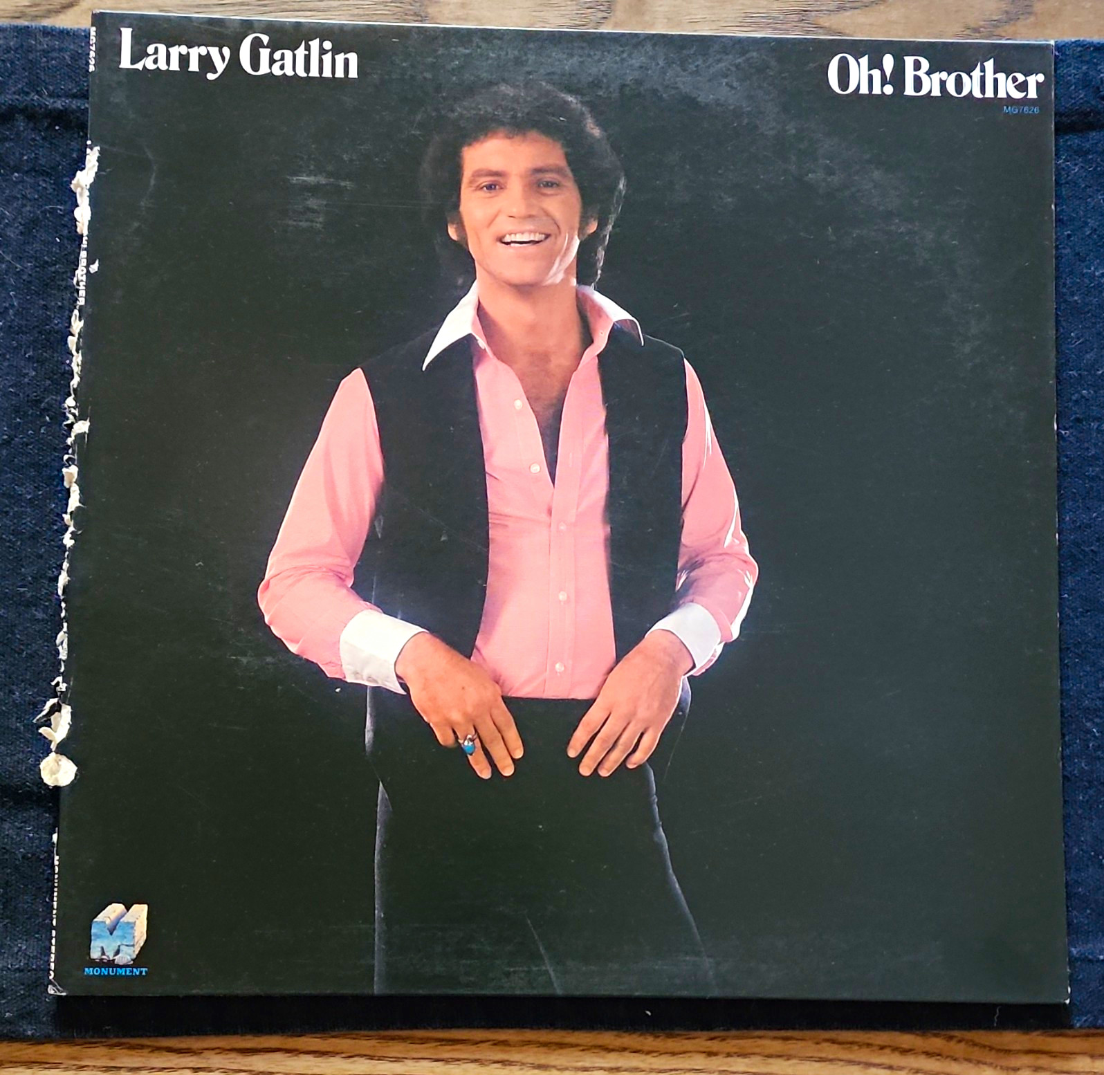 Larry Gatlin Oh Brother Monument MG 7626 LP 12\