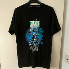 Panic At The Disco Black Graphic T-Shirt Rock Clothing, Very Rare, 2006 picture