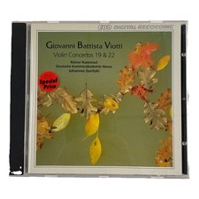 Giovanni Battista Viotti Violin Concertos 19 & 22 CD picture