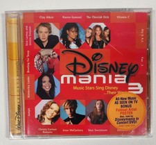 Disney Mania 3 CD 2005 All-New Music Pop Walt Disney Records + Poster NEW picture