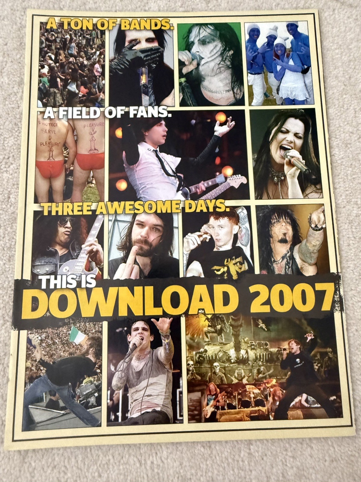Download Festival 2007 - Kerrang Magazine 16 Page Pull Out 