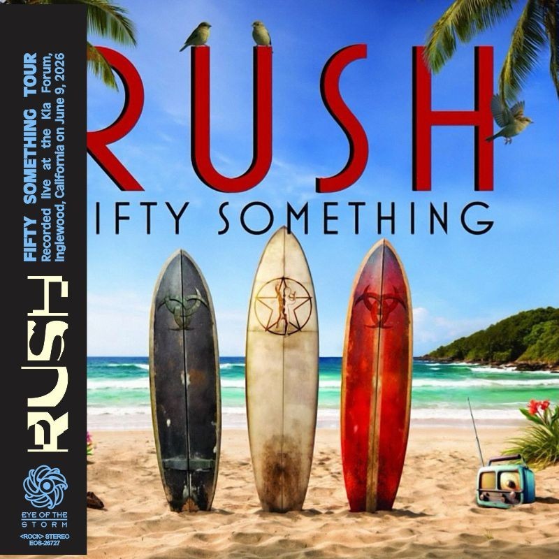 RUSH - rare live album 2026  (2x CD / mini LP) tour moving hemispheres 2112