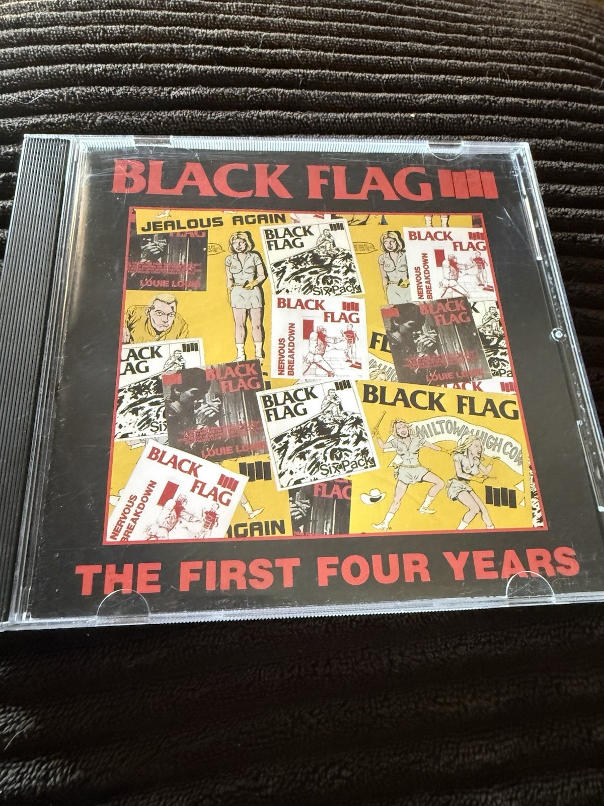 BLACK FLAG —- The First Four Years — CD —- 1983 LA PUNK