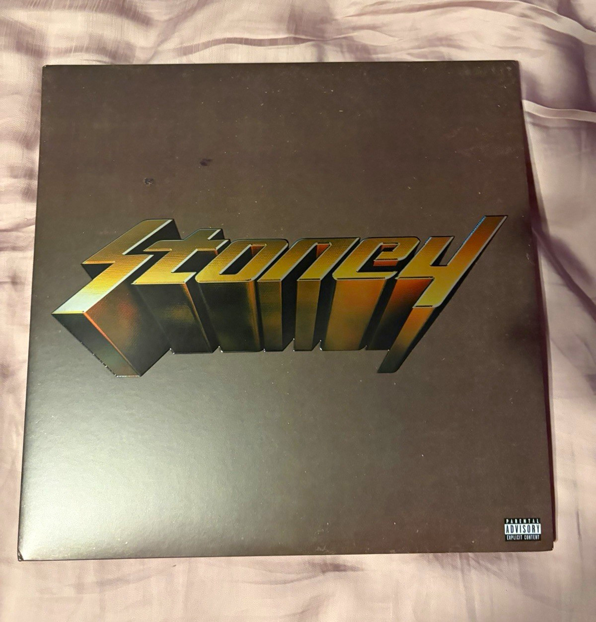 Post Malone Stoney Orange Colored Vinyl Record LP 12