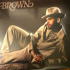 Chris Brown BROWN LP Black Vinyl Record in Cardboard Sleeve Case Type picture