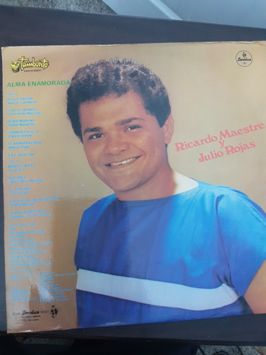 Julio Rojas Y Ricardo Maestre Vinyl Sonolux Records 1985